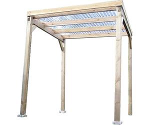 Carport Autoclavé 4.00 M2 Bois - CAR2020TA