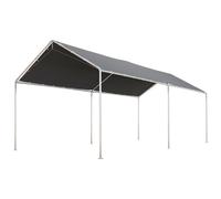 Outsunny - Carport auvent pour voitures - Acier - 595x290x260cm - Gris