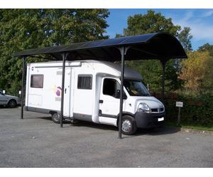 carport camping car 3,62x7,60m x Hauteur de passage 2,96m