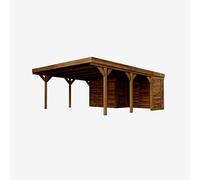 Carport Double avec abri Leon 39m²