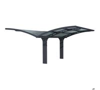 Canopia Carport double en aluminium et polycarbonate Arizona - 28,6 m² - 704951
