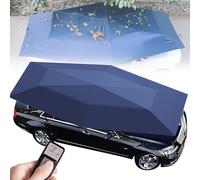 Carport entièrement automatique, tente de voiture portable, auvent mobile avec télécommande pour protection automobile extérieure