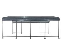 Carport métallique Texas 3,6 x 6 m Garden Point anthracite