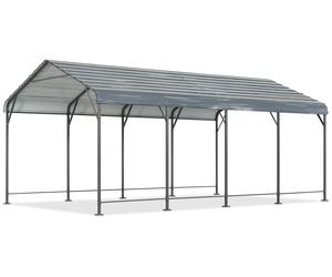 Carport métallique Texas 3,6 x 6 m Garden Point anthracite