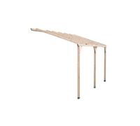 Pergola Murale Et Carport Adossable Autoclavé - 3 X 5 M - 15 M2 Habrita Multicolore