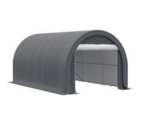 Carport Outsunny - 5 x 3 m - Auvent abri de stockage - Gris