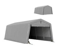 Carport - Outsunny - 618x330x240cm - PE - gris