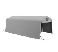 Carport - Outsunny - 618x330x240cm - PE - gris