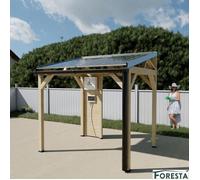 Carport photovoltaïque 1kWc, THT 88 x 88 mm, 1.91 x 2.43m, 4.64m²