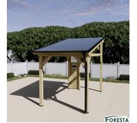 Carport photovoltaïque, 2kWc, 3.75 x 2.37 m, 8.89m²