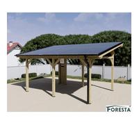 Carport en bois photovoltaique 3,75 x 5,82 m