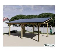 Carport en bois photovoltaique 3,75 x 6,97 m