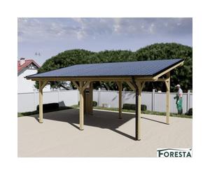 Carport photovoltaïque 6kWc, 3.75 x 6.97m, 26.14m²