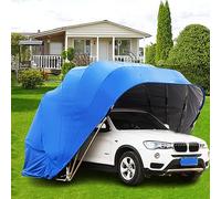 Carport robuste, tente de toit pliable, abri de garage portable résistant aux intempéries, parfait pour les activités de plein air.