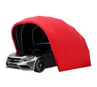 Carport semi-automatique pliable, auvent de voiture rétractable robuste en acier inoxydable, garage pliable mobile durable, tente de voiture extérieure portable