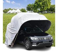 Carport semi-automatique robuste en acier inoxydable, couverture thermique mobile pliable, tente parapluie anti-neige, coupe-vent, imperméable pour une protection contre les intempéries