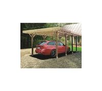 Solid Carport Bois Autoclave Modulable 4 x 5 m - S7722
