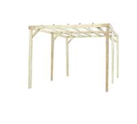 Carport Traité Autoclave 15 M² Sans Couverture - CAR3050A2