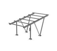Carport uniplace MAGNELIS - sans modules. Compatible avec des modules de dimensions : 2278x1134 (sans pinces ni vis Allen)