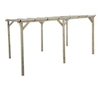 Carport Voiture En Bois Sunny 3 X 5 M