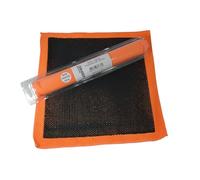 CarPro Serviette Décontamination en Caoutchouc Polymère Réutilisable, Tissu de Nettoyage pour Voiture, Noir/Orange, 30,5 x 30,5 cm
