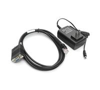 CARPSDZY Câble série DS3678 RS232 avec alimentation 12 V pour lecteur de codes-barres portable Zebra DS3608 DS3678 LI3608 LI3678, interface RJ-45 vers connecteur femelle DB9, 2 m, droit, 9 broches, 12