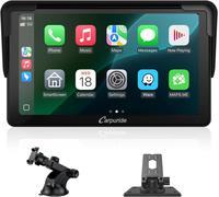 Carpuride Carplay And Android Car Stereo Portable Wireless 7 Inch Touch Screen Hd 1080p With Bt 5.0, Mirror Link Support For Truck, Rv