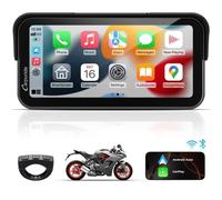 Carpuride W603 6.3" Écran Moto CarPlay Android Auto Sans Fil IP67 Tactile