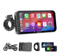Carpuride W603B Écran Carplay Moto pour BMW R1200GS R1250GS S1000XR, Écran Tactile Étanche 6,3 Pouces, Carplay Portable/Android Auto Navigation GPS pour Moto
