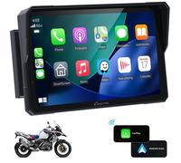 CARPURIDE W702B Autoradio 7""écran CarPlay sans fil et Android Auto pour BM moto, étanche IP67, navigation, Bluetooth