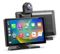 Carpuride W703 Autoradio Portable 7"" HD - Carplay Sans Fil, Android Auto, Caméra 4K