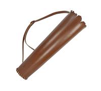 Carquois Arrière Médiéval Rétro, Carquois Viking Knight Carquois en Cuir PU avec Sangle Réglable Accessoires De Tir À l'arc en Plein Air pour Adulte, Style Médiéval, Style Médiéval Lapp