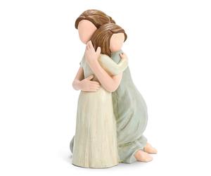 Carracci Figurines de mère et fille, statues de maman et fille de The Greatest Bond, figurines sculptées peintes à la main, cadeaux pour la fête des mères, anniversaire, anniversaire de mariage