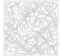 Carré 100% soie - 90x90cm Absquare - Blanc