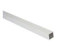 Carré creux aluminium satiné - Duval