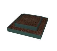 Carré de jardin modulable 120x120cm - sans fond - vert foncé