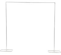 Carré de mariage arc de fer roses arc ballon Kit blanc Stand Arch Frame 2X2,1M fleurs fer étagère arc cadre étagère à fleurs DIY décoratifs