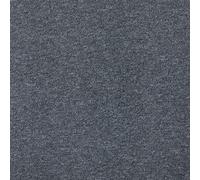 Carré de moquette autoplombante gris foncé, moquette bouclée 50X50 pour salle de jeux, couloir & plus, dalle de moquette sans colle (4 dalles de 5x050 cm = 1 m²)