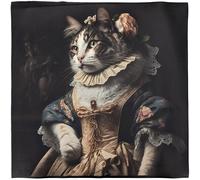 Carré de tissu similicuir 44x44 cm KARIA chat