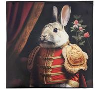 Carré de tissu similicuir 44x44 cm KARIA lapin