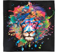 Carré simili cuir 44x44 cm KARIA lion
