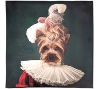 Carré de tissu similicuir 44x44 cm KARIA yorkshire versailles