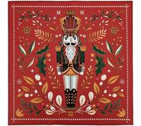 Carré de tissu similicuir vegan rouge 400 g/m² 44x44 cm KARIA casse-noisette