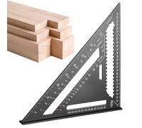 Carré De Vitesse - Mesures Angles Et Repères En Un D'œil | Carré Triangulaire Aluminium Léger | Caré Multifonctionnel Pour Charpentier, Menuisier, Architecte, Atelier Maison