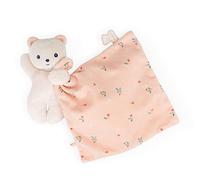Carre Douceur Doudou Ours Feuilles d'amour 17CM