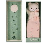 Carre douceur Doudou ours feuilles Multicolore G