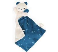 Carre douceur doudou ours noctambule Bleu G
