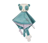 Gipsy Toys - Carre Doudou Panda - Gamme « Bamboo » - 24 CM S/Carte - Bleu - 1ER Age