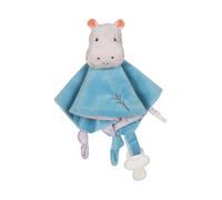 Gipsy Carré doudou bébé Hippopotame Bamboo tout doux 24 cm Gris TU