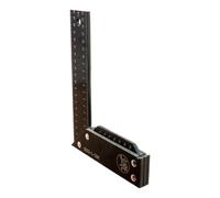 Carré du charpentier, Place du travail du bois - Règle à angle droit Outils de menuisier Équipes en L multifonctionnelles - Règle en métal, outil à bord droit pour menuisiers,